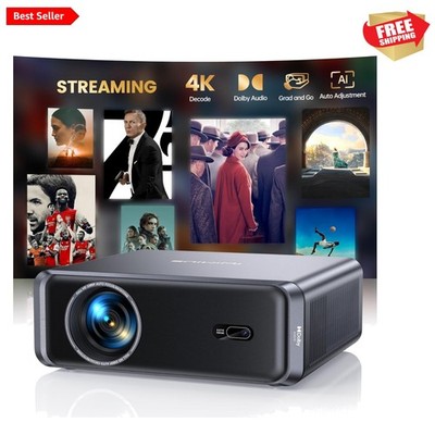 Vivid 1000 ANSI Lumens Mini Projector with Dolby Sound & Advanced Features