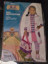 Disney Doc McStuffins Lab Coat Costume Kit Child Size 5t-6t