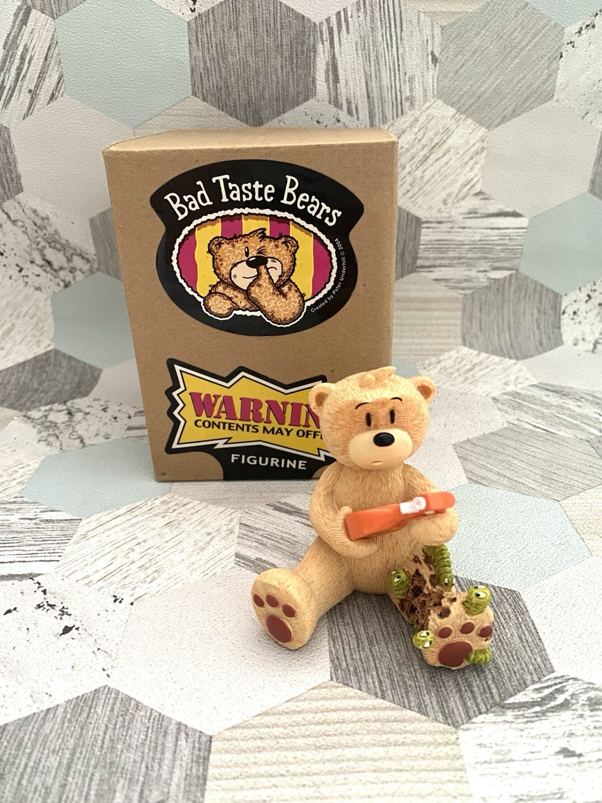 Bad Taste Bears Edward Figurine 8cm Boxed 2004 Piranha Studios