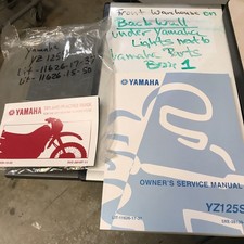 Oem Yamaha Yz125 2004 Service Manual Lit-11626-17-37 And Lit-11626-15-50 Nwob
