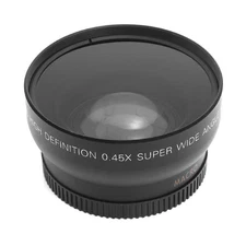 52MM 0.45x Wide Angle Lens + Macro Lens for 52mm DSLR and digital camera H