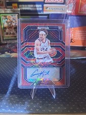 2021-22 Panini Prizm Draft Picks College Penmanship Corey Kispert Red Prizm /88