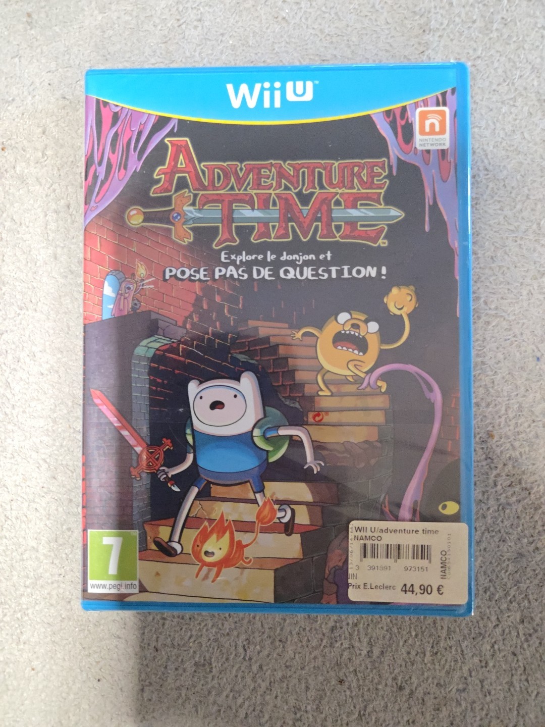 Adventure time Explore le donjon et pose pas de question Nintendo Wii U Pal Fr 