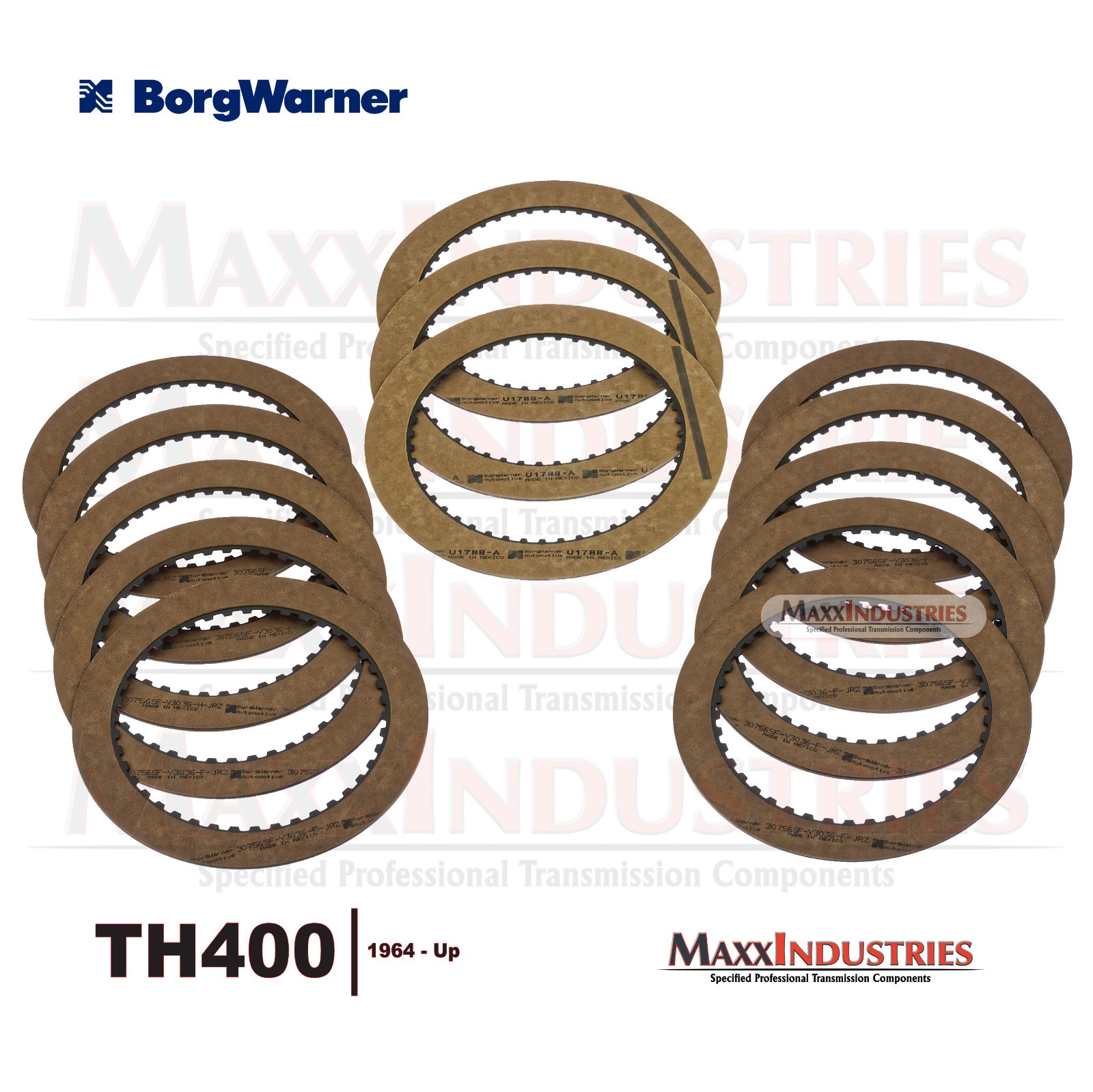 TH400 Turbo 400 Transmission Master Kit Less Steels OEM Performance BorgWarner