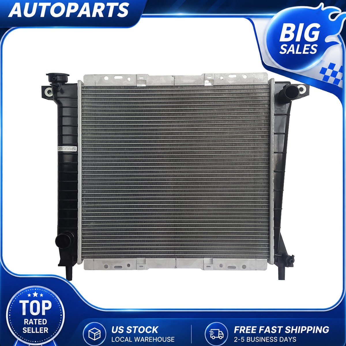 CU897 Radiator For 1985-1994 Ford Ranger 1985-1990 Ford Bronco II 2.8L 2.9L 3.0L