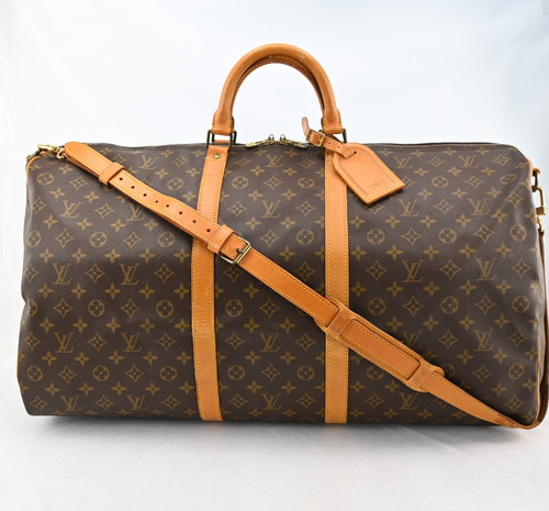 Auth Louis Vuitton Monogram Keepall Bandouliere 60 M41412 Boston Bag N2960SGS806