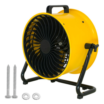 16'' High Velocity Turbo Fan with Tilting Head - 2700 CFM 3-Speed Drum Fan