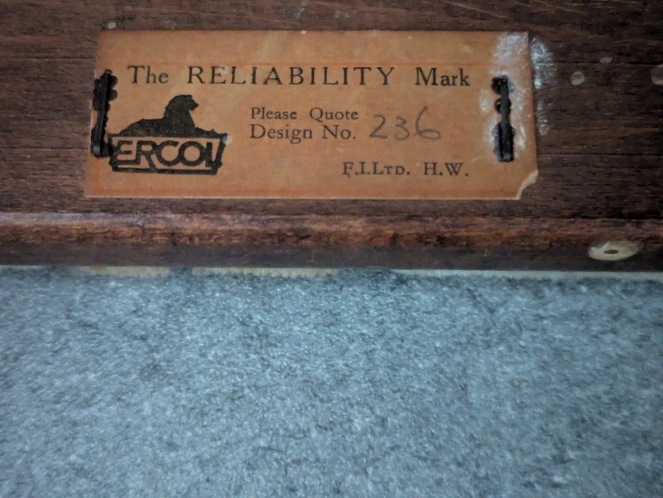 Vintage Ercol Stool | Mid Century Solid Wood Low Seat | Footstool Cottagecore  - Image 3 of 4