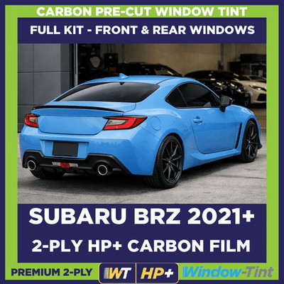 For Subaru BRZ 2021+ Pre-Cut Window Tint Carbon Pre Cut Window Tint Full 2-ply 