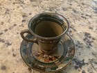 Deldare Buffalo Pottery Chocolate pot cup & saucer dated 1909  Very Rare ! — photo 2