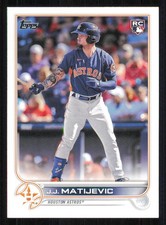 2022 Topps Update #US297 J.J. Matijevic RC