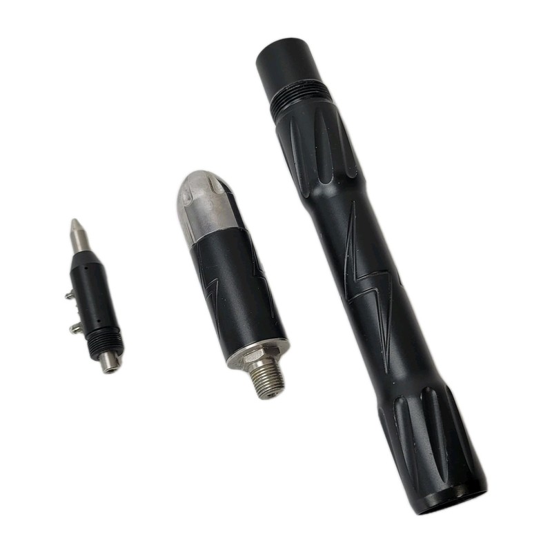 Psycho Ballistics Lightning Lot Autococker LPR Black Chrome Paintball Gun