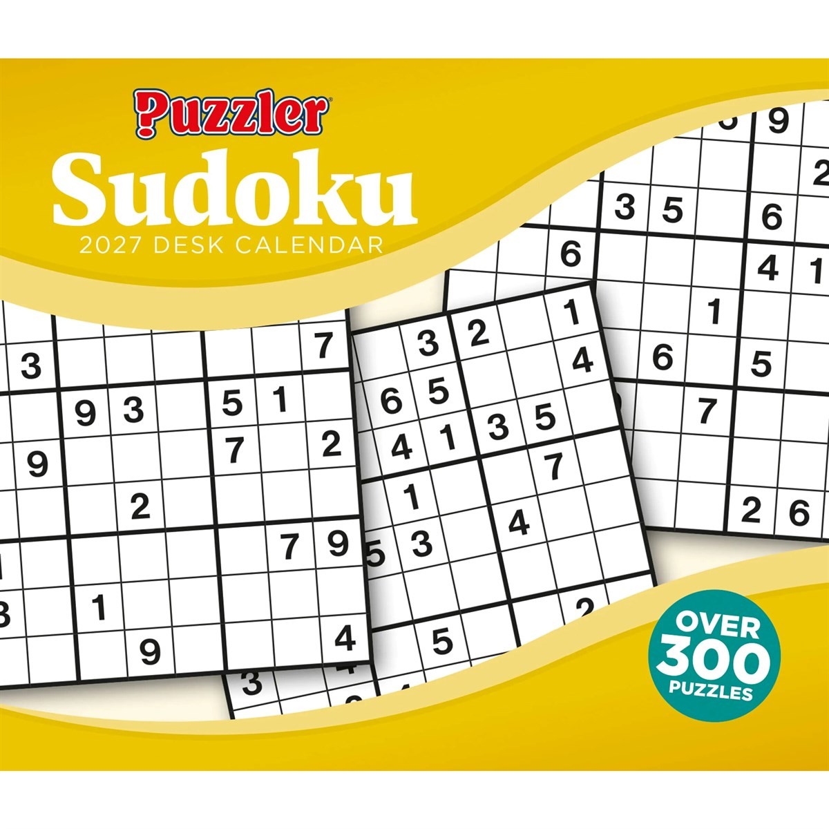 Sudoku, Puzzler Desk Calendar 2027, Desk Calendars, Day To View, Gift