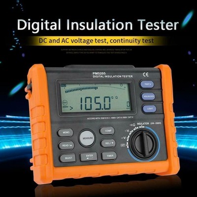 Digital- Isolierung Isolationsmessgerät Megge Megohmmeter 2.5KV 0.01MΩ-100GΩ