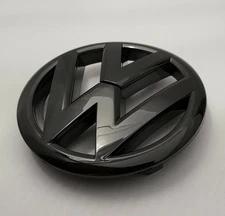 Volkswagen VW Golf Mk6 GTI TSI TDI R20 Front Grille Emblem Black 2010-2014 