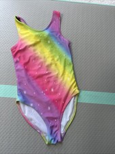 RAINBOW GYMNASTICS KIDS LEOTARD 6-7 YR OLDS PRETTY