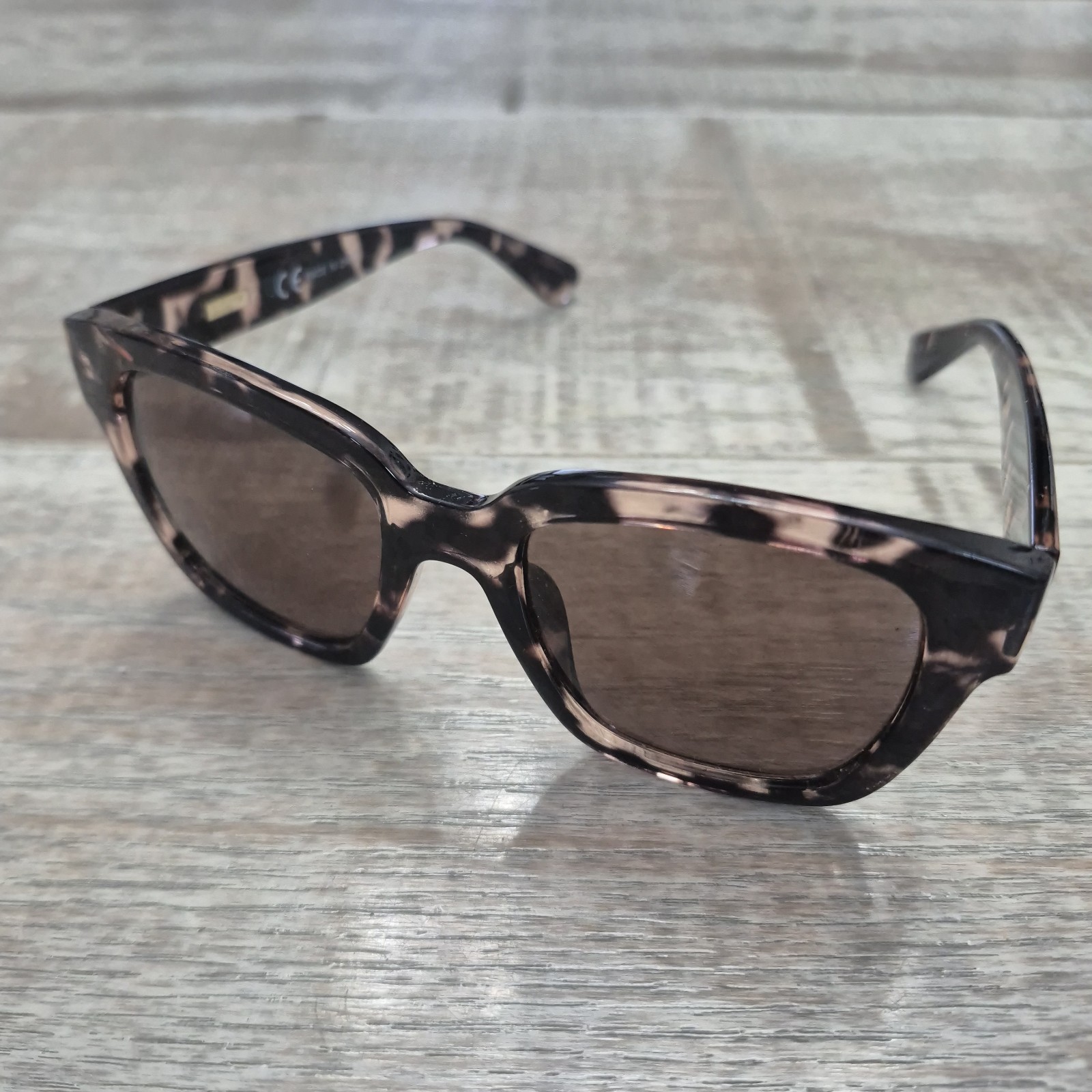 J.Crew Tortoise Shell Rectangular Sunglasses Brow… - image 1