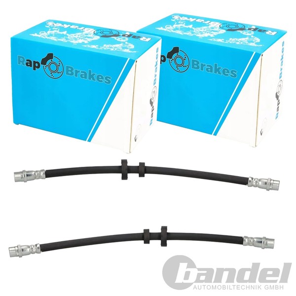 2X RAP Brakes Bremsschlauch BremsschlÄUche Vorne Passend FüR VW Transporter-image