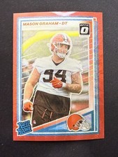 2025 Panini Donruss Rated Rookie Mason Graham Optic Preview Red Pandora Prizm RC