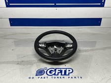 2008-2014 Subaru Impreza Wrx Sti Oem Steering Wheel Light Gray Trim Controls