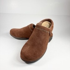 Clark s Women s Roseville Echo Clog Size 10 Mahogany Suede