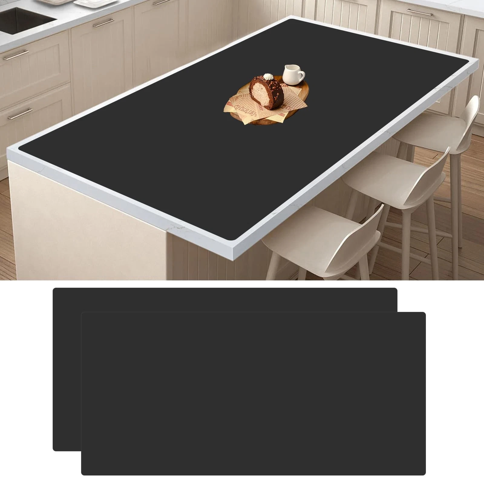 2Pack Large Silicone Mats for Kitchen Counter, 48''x24''(120cmx60cm) Heat Res...
Opens in a new wind