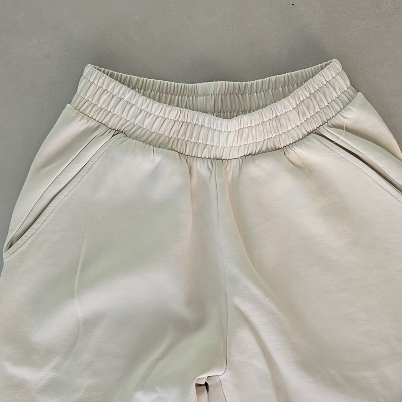 Zara Ivory High Rise Wide-leg Trousers Size S thumbnail 4