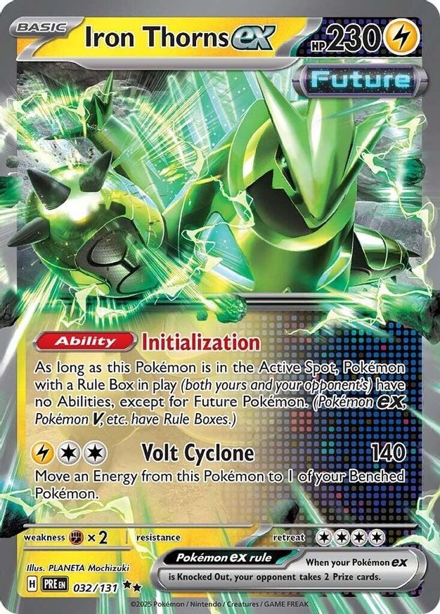 Pokemon Iron Thorns ex (32/381) Prismatic Evolutions NM HOLO