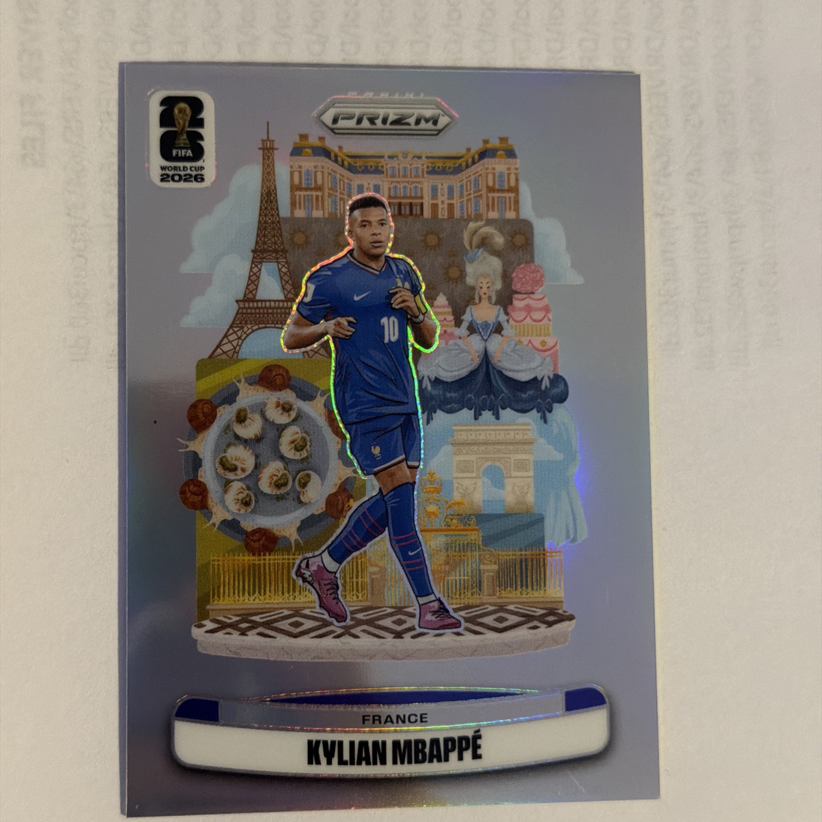 2026 PANINI PRIZM FIFA WORLD CUP 2026 NATIONAL LANDMARKS #12 KYLIAN MBAPPE view 14