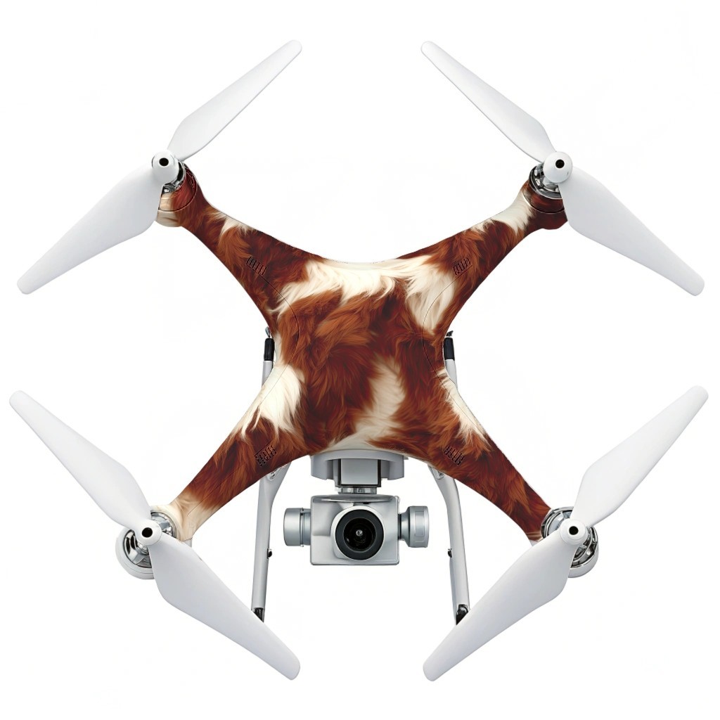 Highland Cow Fur 44 - 18"x46" Hydrographic Film Hydro Dipping