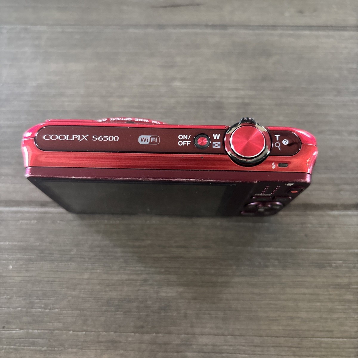 Nikon CoolPix S6500 Red 16.0MP Compact Digital Camera Parts/Repair