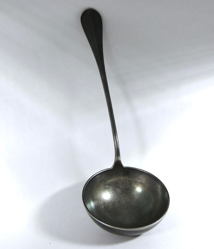 Antique Christofle French Silverplated  Punch or Soup Ladle