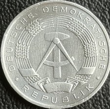 OSTALGIE DDR 1 Pfennig 1961 A Aluminium M&uuml;nze Staatswappen