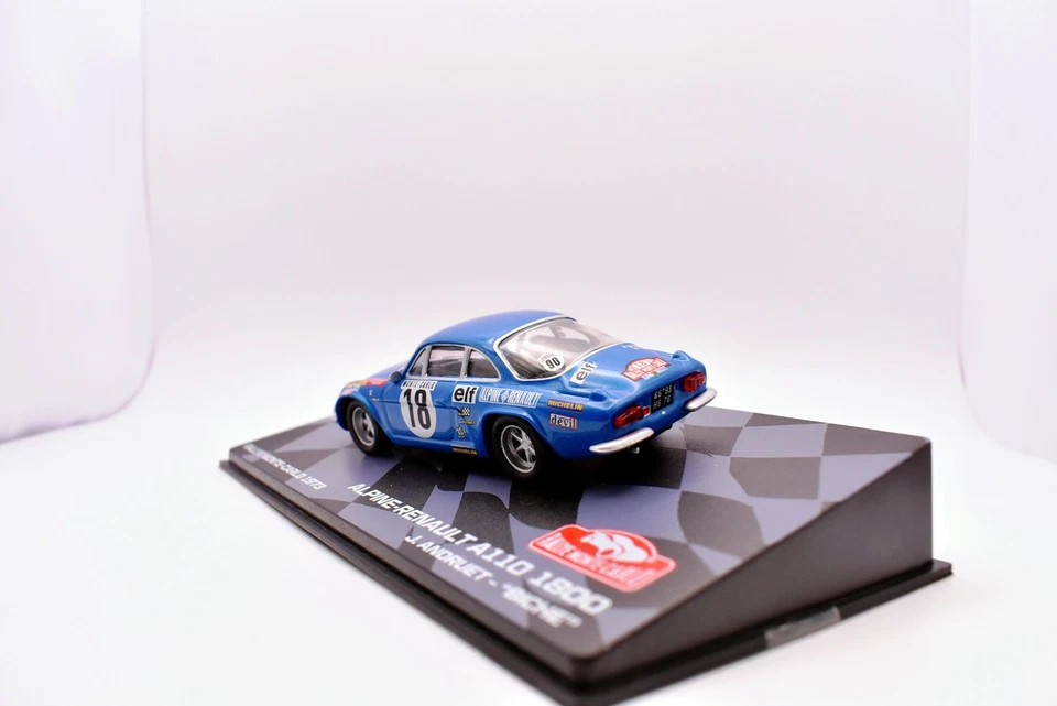 modellino auto rally scala 1:43 alpine renault A 110 collezione modellismo car - Immagine 4 di 4