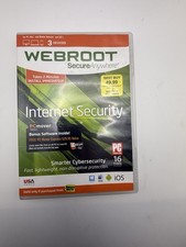 WEBROOT SECUREANYWHERE INTERNET SECURITY 2006-2017