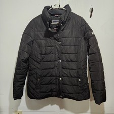 Tommy Hilfiger Women's Puffer Jacket Black No Hood Size Medium