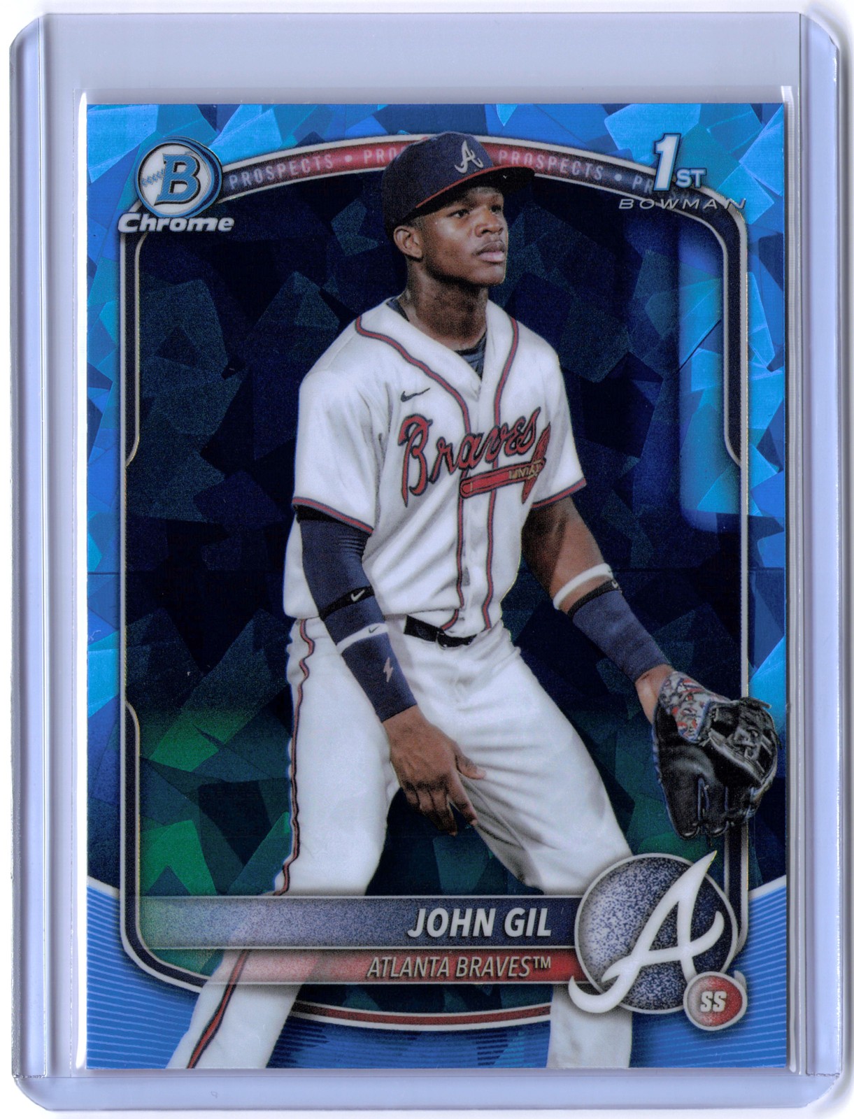 John Gil (RC) 1st Sapphire Rookie 2025 Bowman Chrome BCP-172