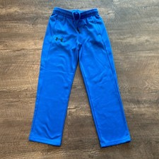 Under Armour Little Boy Small Versa Blue Fleece Straight Leg Athletic Pant NWOT