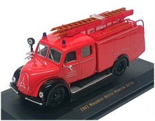 Road Signature 1/43 Scale 43010 - 1961 Magirus-Deutz Mercur TLF16 Fire Engine