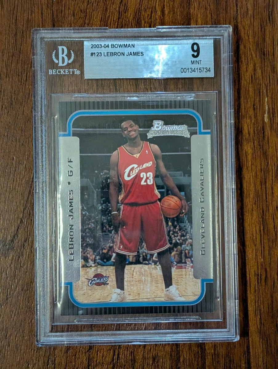Bowman LeBron James Basketball Rookie Sports Trading Cards for