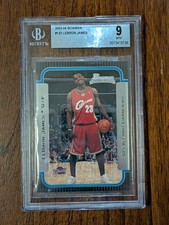 2003-04 Bowman Rookies & Stars LeBron James #123 Rookie RC BGS 9