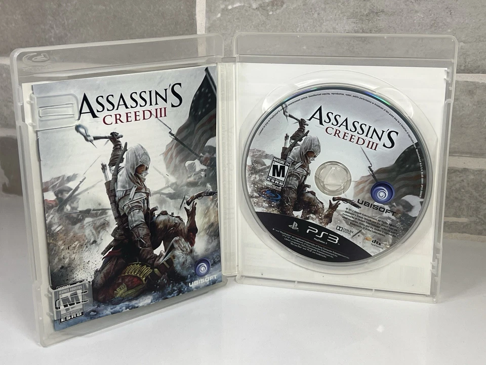 Assassin's Creed III 3 - Sony PlayStation 3 - PS3 Ubisoft - CIB - Image 4 of 4
