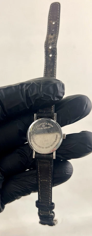 Tiffany & Co Atlas Sterling Silver Ladies Watch 24mm Swiss Quartz Original Strap - Image 2 of 4