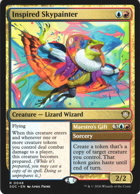 MTG | Inspired Skypainter | Secrets of Strixhaven | NM | EN