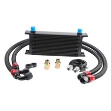 Universal 16 Row Oil Cooler Kit, 10AN Transmission Engine Cooler Kit  Stacked