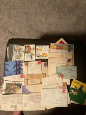 Lot Of Antique/Vintage Greeting Cards and postcards 1930/40’s