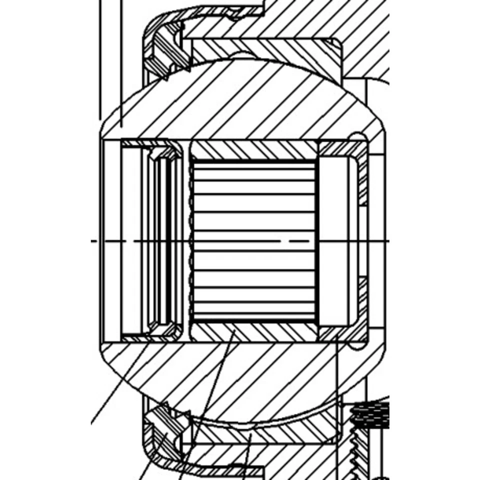Dana 10018465 Double Cardan Cv Ball Seat Repair Kit - Greaseable - Image 2 of 4