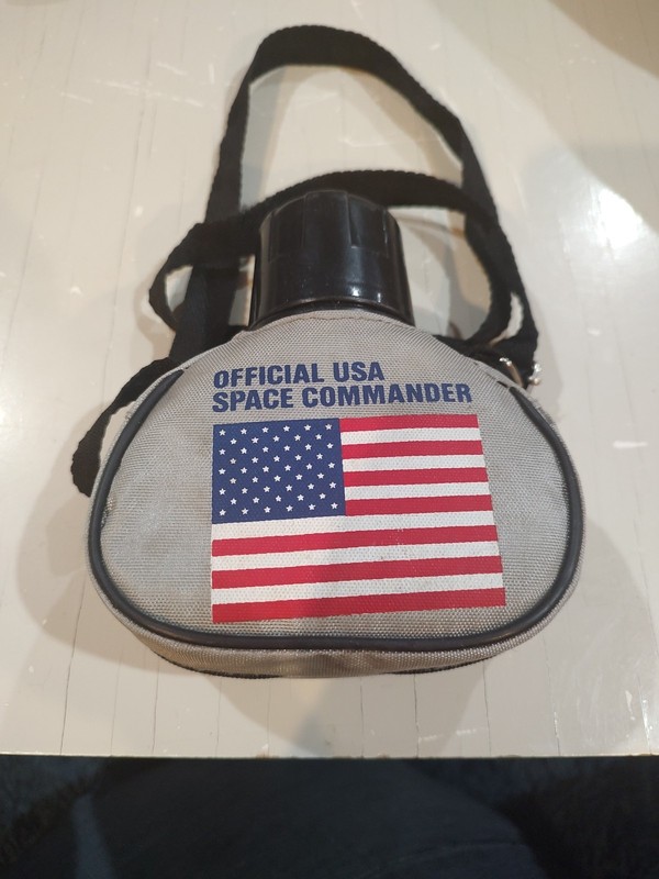 Vintage 1987 Official USA Space Commander ARC Canteen Shoulder Strap