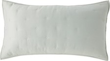 Recycled Polyester and Cotton Blend Quilted Sham, King