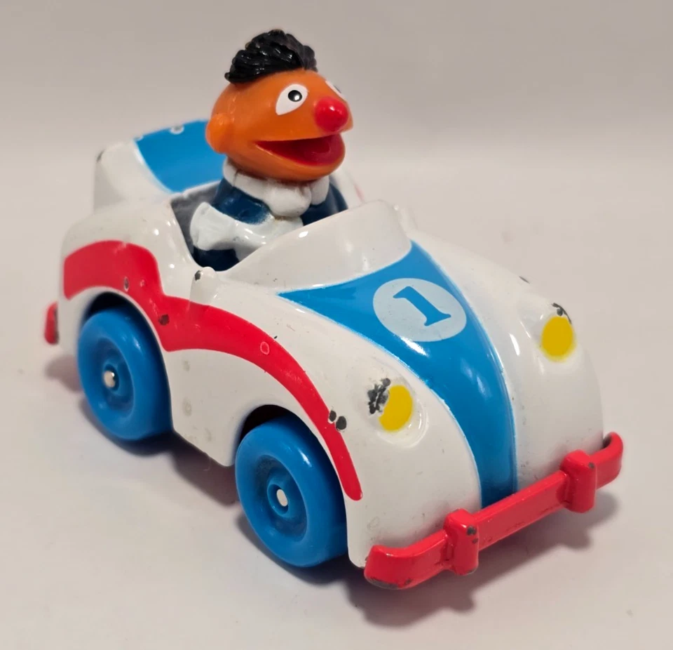 Vintage Playskool Muppets Ernie Race Car 1981 1983 China - Image 4 of 4